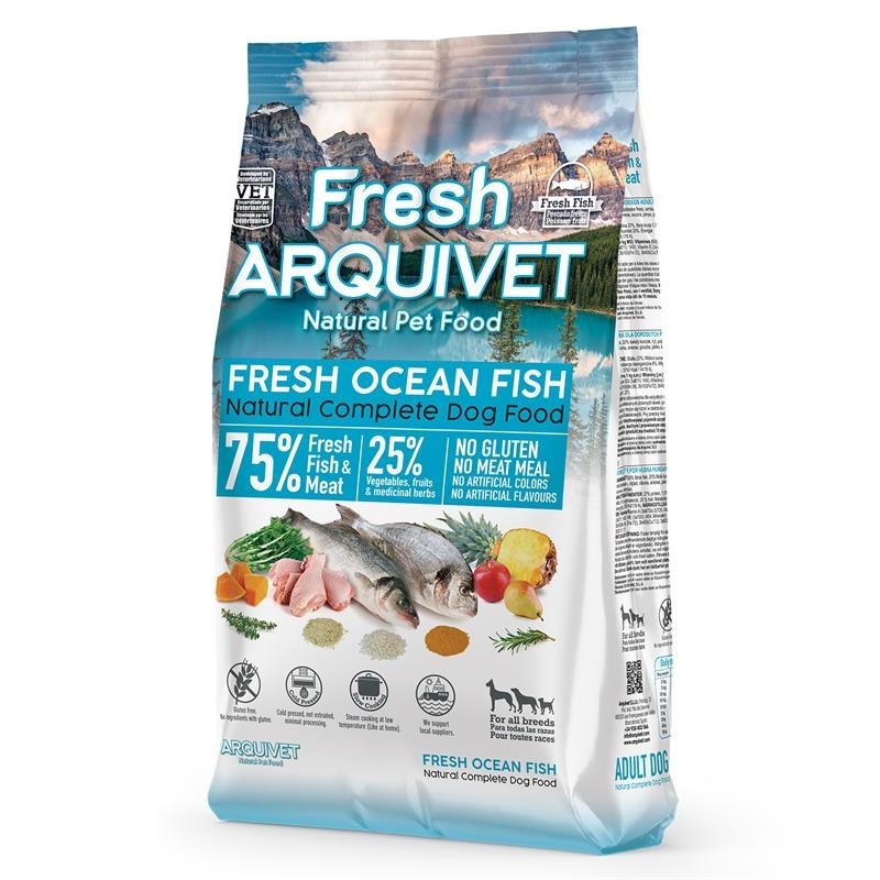 Arquivet kuivtoit koerale Fresh Ocean Fish, 2,5kg