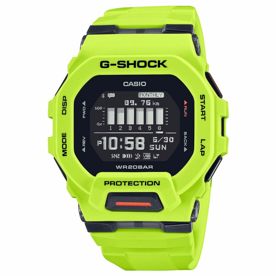 Casio G-Shock meeste kell GBD-200-9ER kollane Ø 40 mm