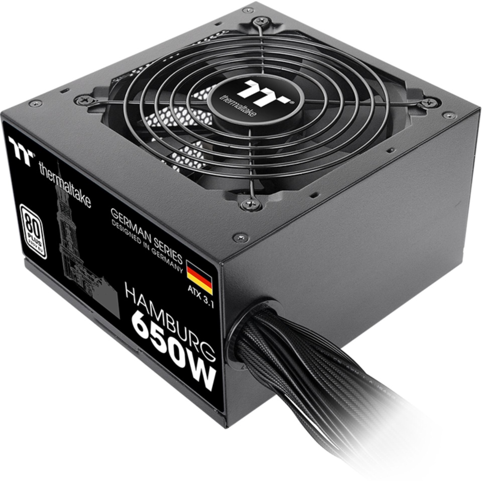 Thermaltake toiteplokk Hamburg 650W ATX3.1 80+ valge