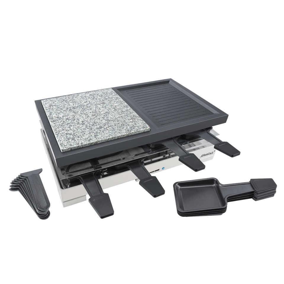 Steba elektrigrill RC 88 Premium Multi Raclette, roostevaba teras