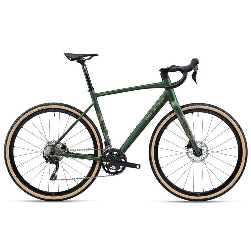 Bottecchia Gravel Monster-Sora 18s-C46 Matt Green, M/L 54 cm