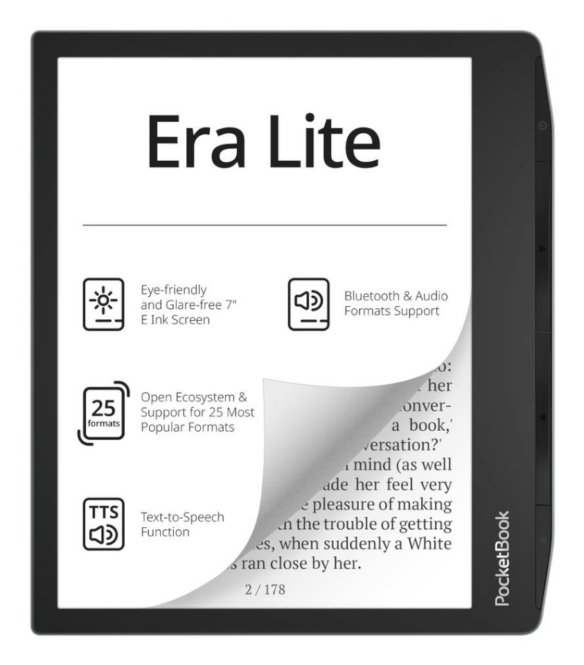 Pocketbook Reader Ink 7" 16gb Era Lite/pb710-9-ww Pocket Book