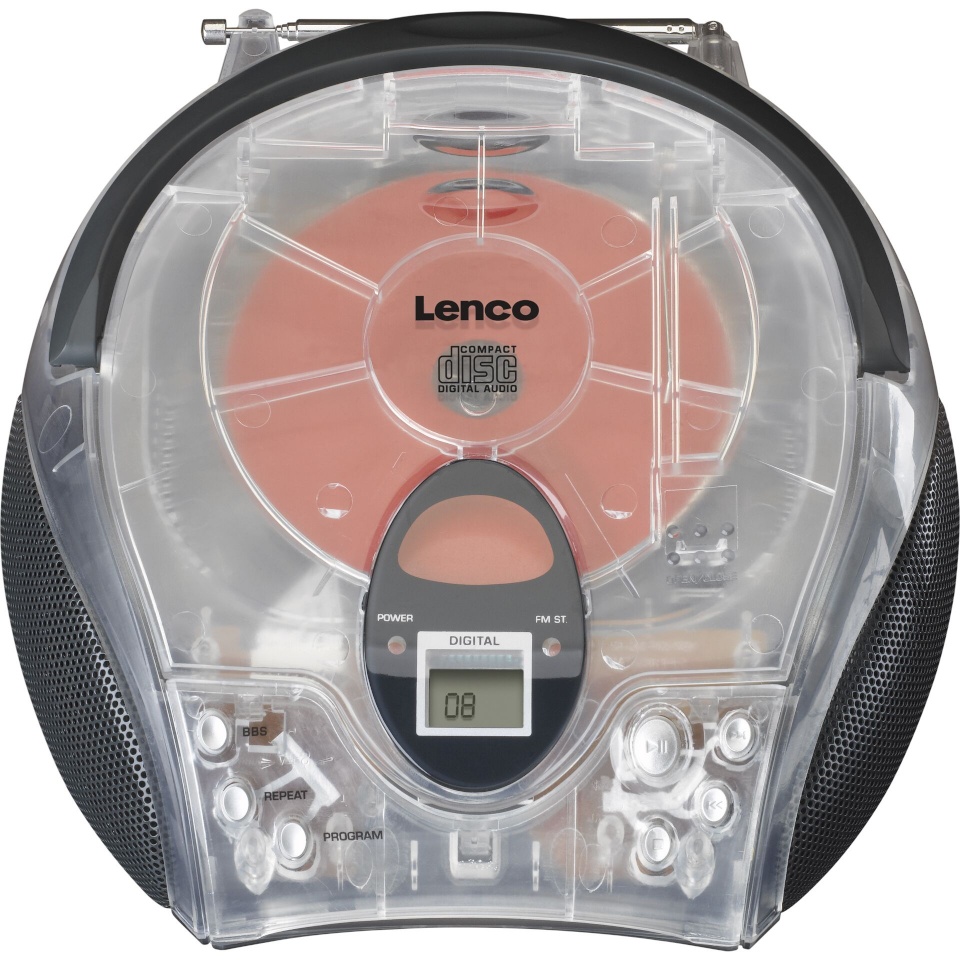 Lenco magnetoola SCD-24 transparent