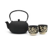 Bredemeijer teekomplekt 153013 Sichuan Tea Set 1.0l Cast Iron + 2 Porcelain Bowls, must