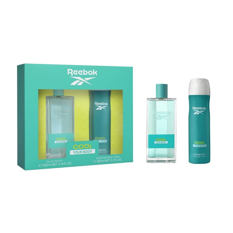 Reebok komplekt Cool Your Body EDT 100ml + Deodorant 150ml, naistele