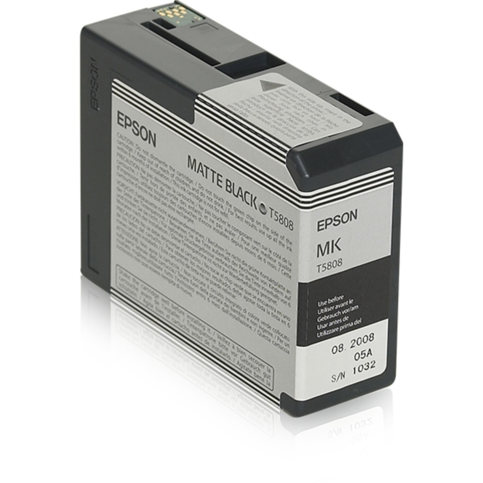 Epson tindikassett Epson mattmust T 580 80ml T 58080N