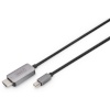 must 8K Mini DisplayPort for HDMI kaabel, 60Hz, Alu must 1m