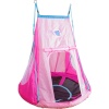 Hudora pesakiik Heart 110 Nest Swing with Tent, roosa
