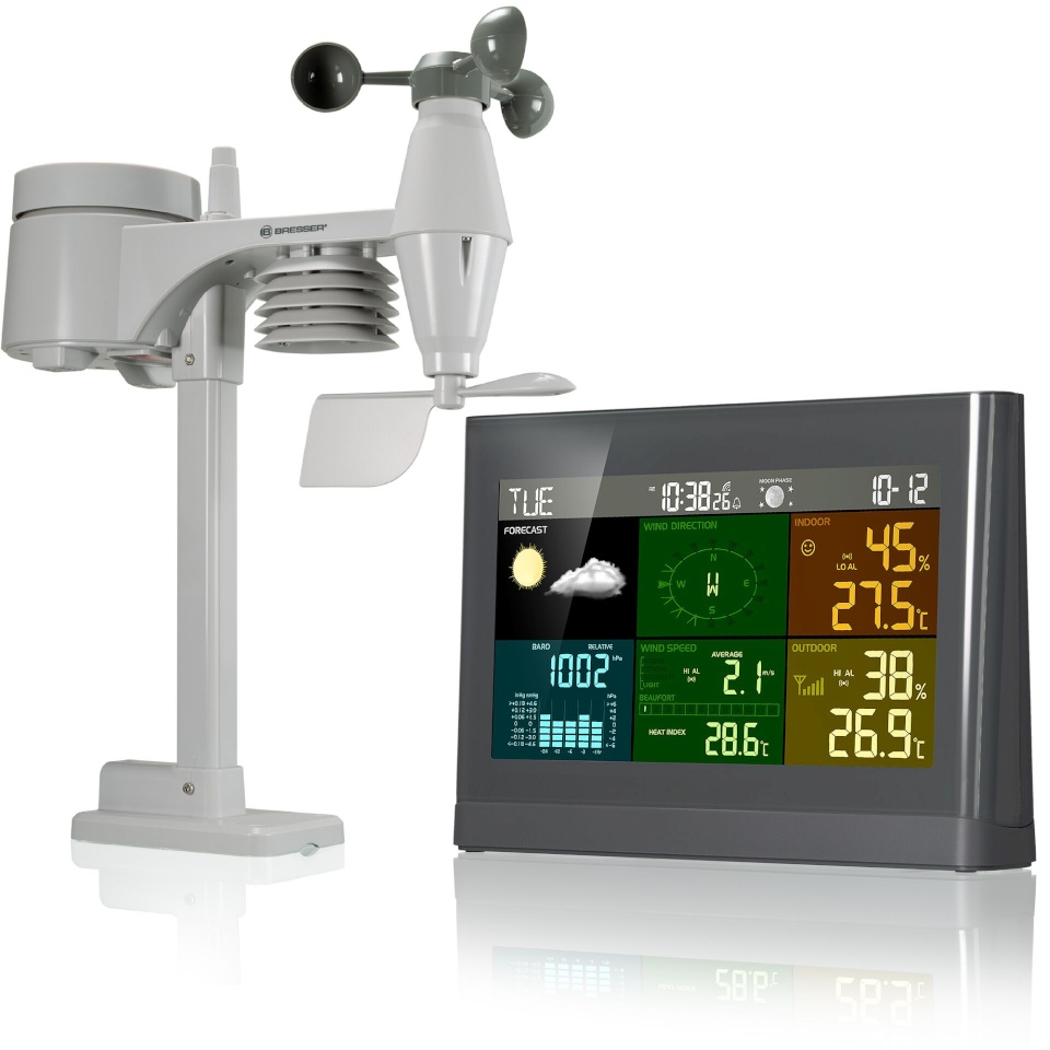 Bresser ilmajaam Comfort 5in1 Weather Center, hall