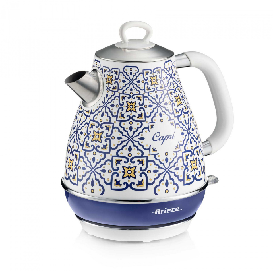Ariete veekeetja 00C28690CAR0 Capri Water Kettle, valge/sinine