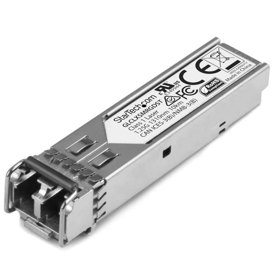 StarTech Gigabit Fiber 1000Base-LX SFP Transceiver Module - Cisco GLC-LX-SM-RGD Compatible - SM LC - 10 km 6.2 mi