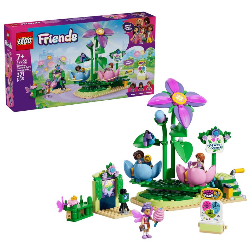 Lego klotsid FRIENDS 42702 Spinning Flower and Fairy Teacup Ride