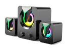 Esperanza kõlarid EGS107 Speakers 2.1 USB LED 5 W must