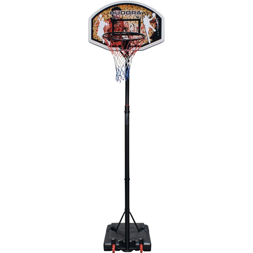 Hudora korvpallilaud alusega 71663 Chicago Basketball Stand, must