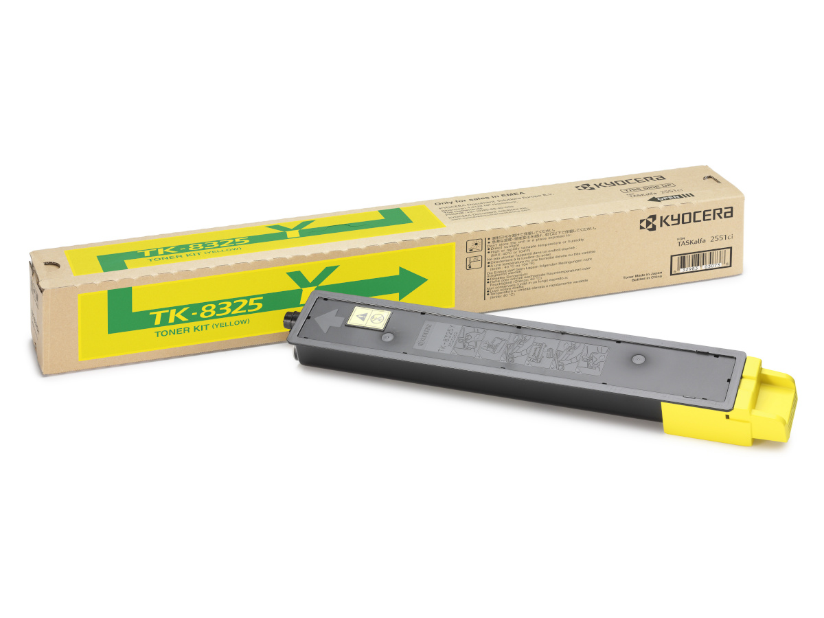 Kyocera tooner Cartridge TK-8325 TK8325 Yellow, kollane (1T02NPANL0)