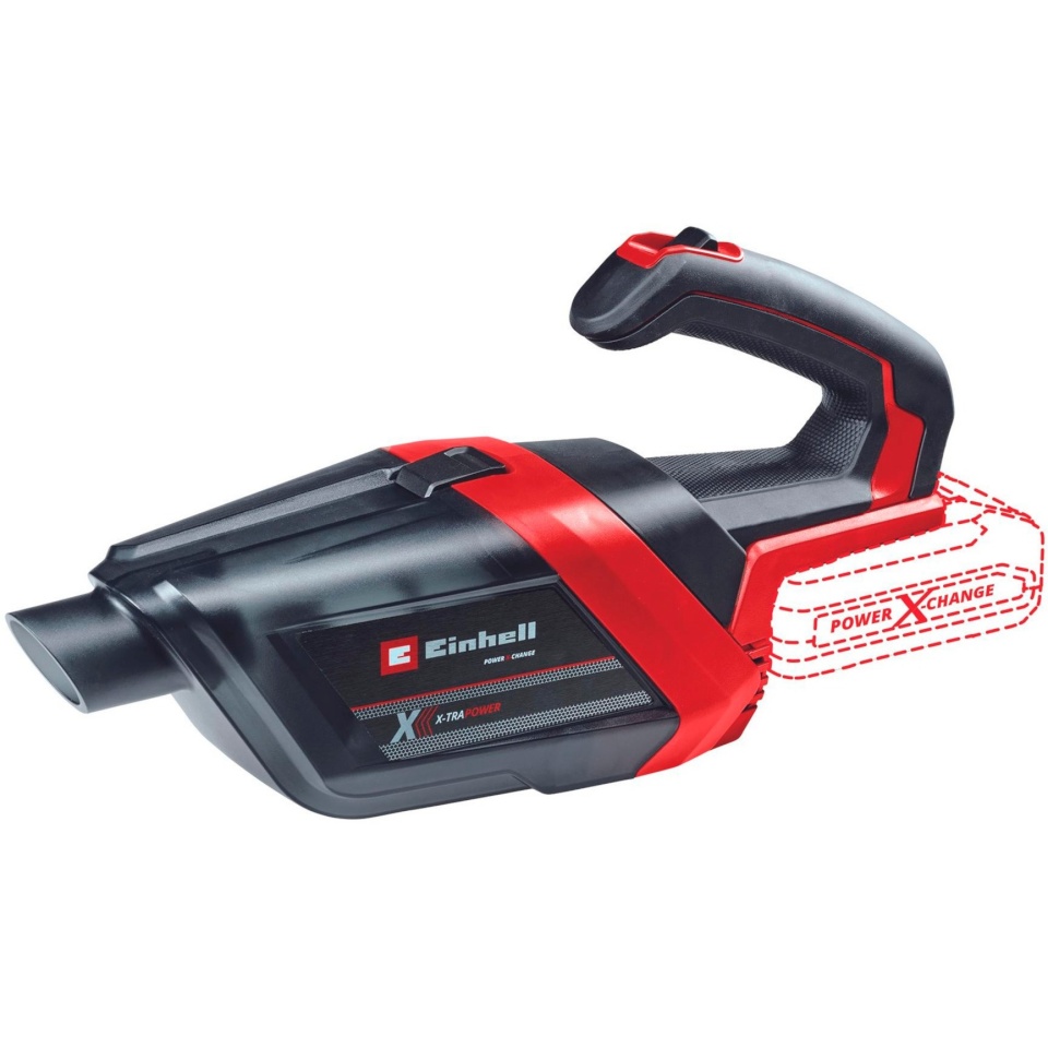 Einhell käsitolmuimeja TE-HV 18/06 Solo Handheld Vacuum Cleaner, punane/must