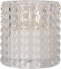 Flamme LED-küünal Dotty, läbipaistev
