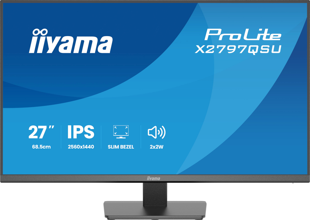 iiyama monitor 68.6cm (27") X2797QSU-B1 16:9 HDMI+DP+2xUSB-C IPS
