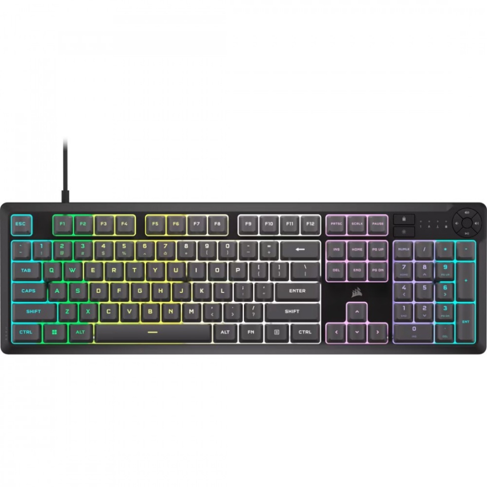 Corsair klaviatuur Keyboard K55 Core RGB hall