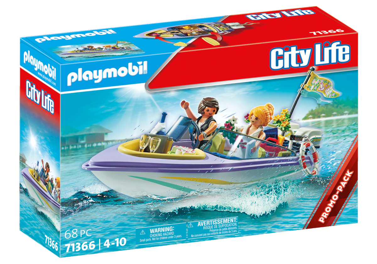 Playmobil klotsid City Life 71366 Honeymoon Speedboat Trip