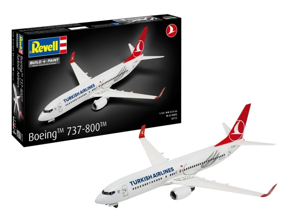 Revell Model plastikowy Samolot Boeing 737-800 Turkish Air 1/144