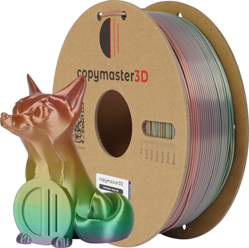 Copymaster3D PLA Rainbow 3D printeri niit, 1,75 mm, vikerkaar