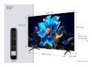 TCL televiisor P79K 55P79K TV 139.7 cm (55") 4K Ultra HD Smart TV Wi-Fi Metallic 430 cd/m²