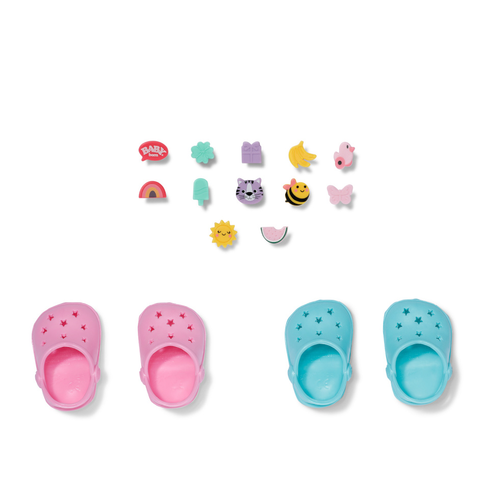 ZAPF nukuriided BABY Born Badeschuhe with Pins 2 Paar 43cm