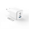 Fixed Mini 2x USB-C and USB GaN Charger 65W