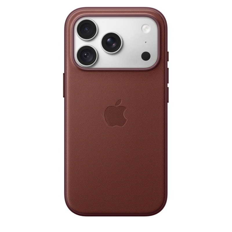 Apple kaitsekest iPhone 18 Pro TechWoven with MagSafe Burgundy