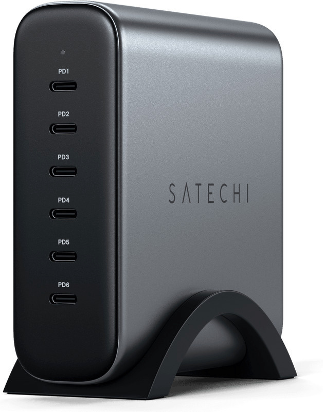 Satechi sülearvuti laadija 200W USB-C 6-Port GaN Charger