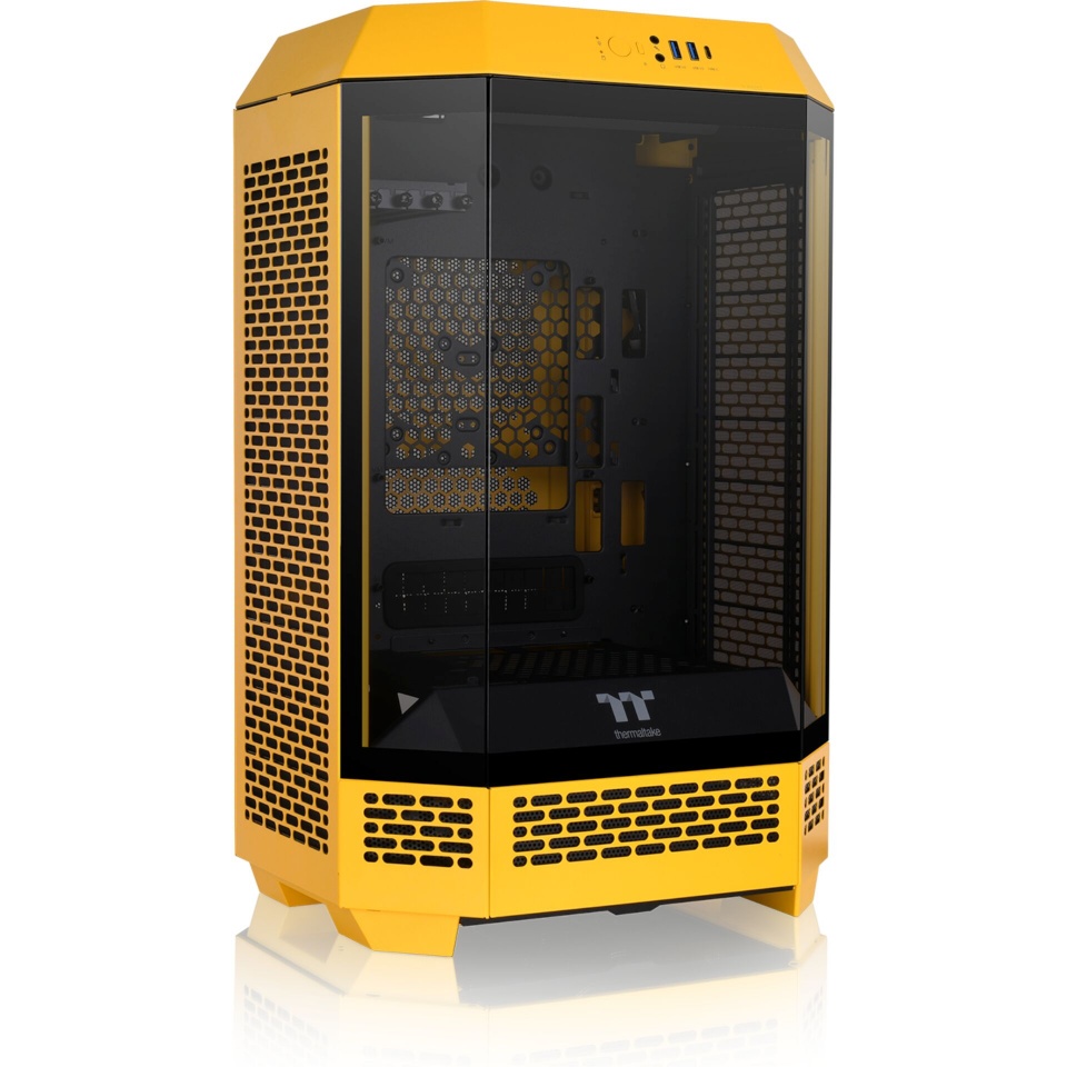 Thermaltake korpus The Tower 300 (dunkelgelb, Tempered Glass)