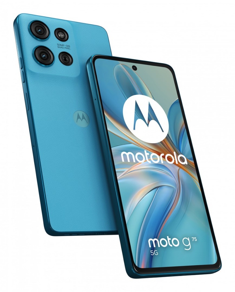Motorola mobiiltelefon Moto G75 8/256GB Aqua sinine
