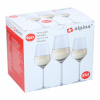 Alpina Set of wine glasses läbipaistev 370ml (6tk)