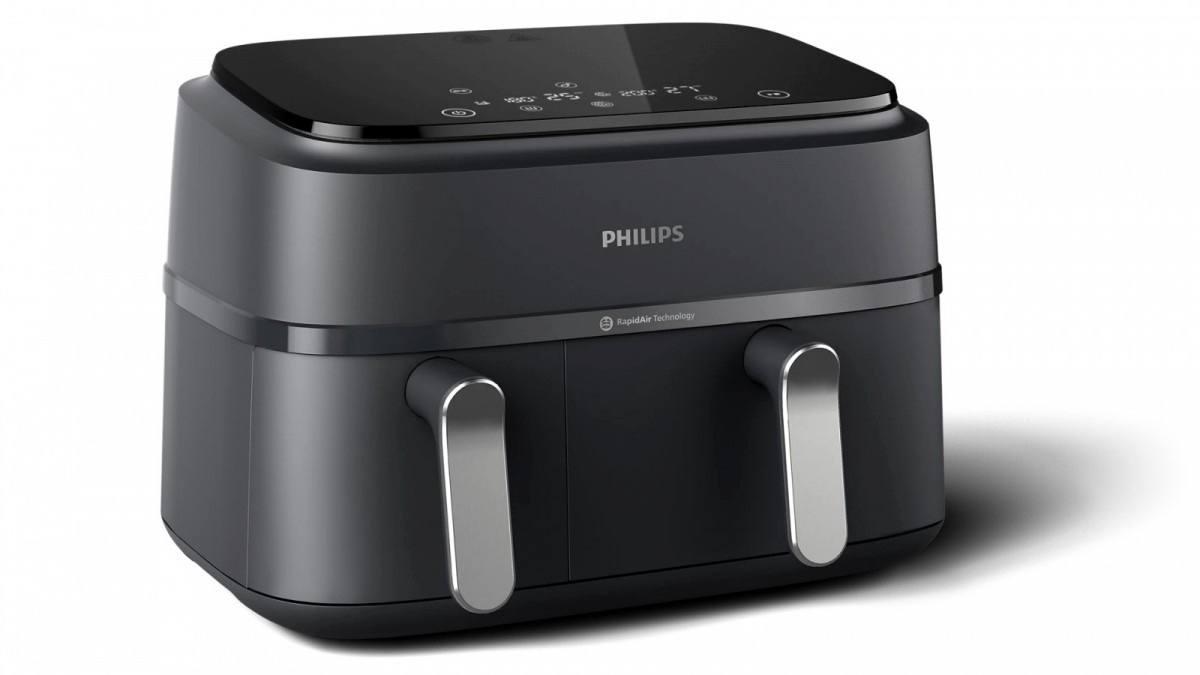 Philips kuumaõhufritüür NA351/00 Series 3000 Dual Basket Airfryer, must 