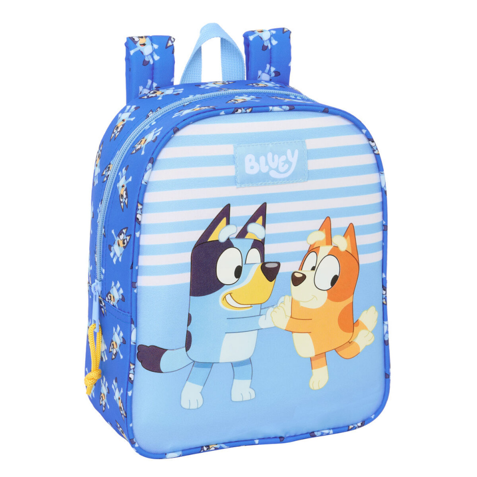 Bluey seljakott Let's play sinine 22x27x10cm