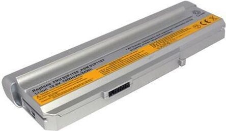 MicroBattery sülearvuti aku 10,8 V, 6600 mAh liitiumioonaku, hõbedane