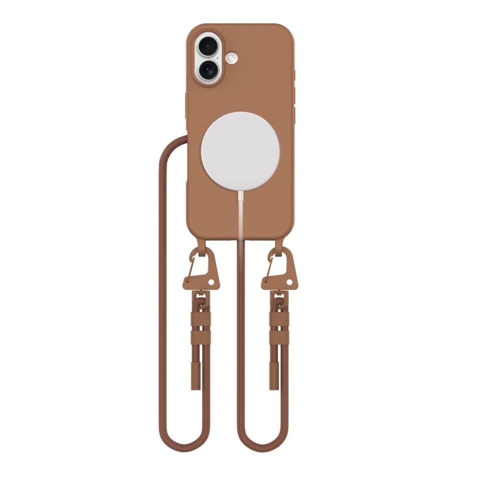 Tech-Protect MAGNECKLACE MagSafe iPhone 16 CHOCOLATE BROWN