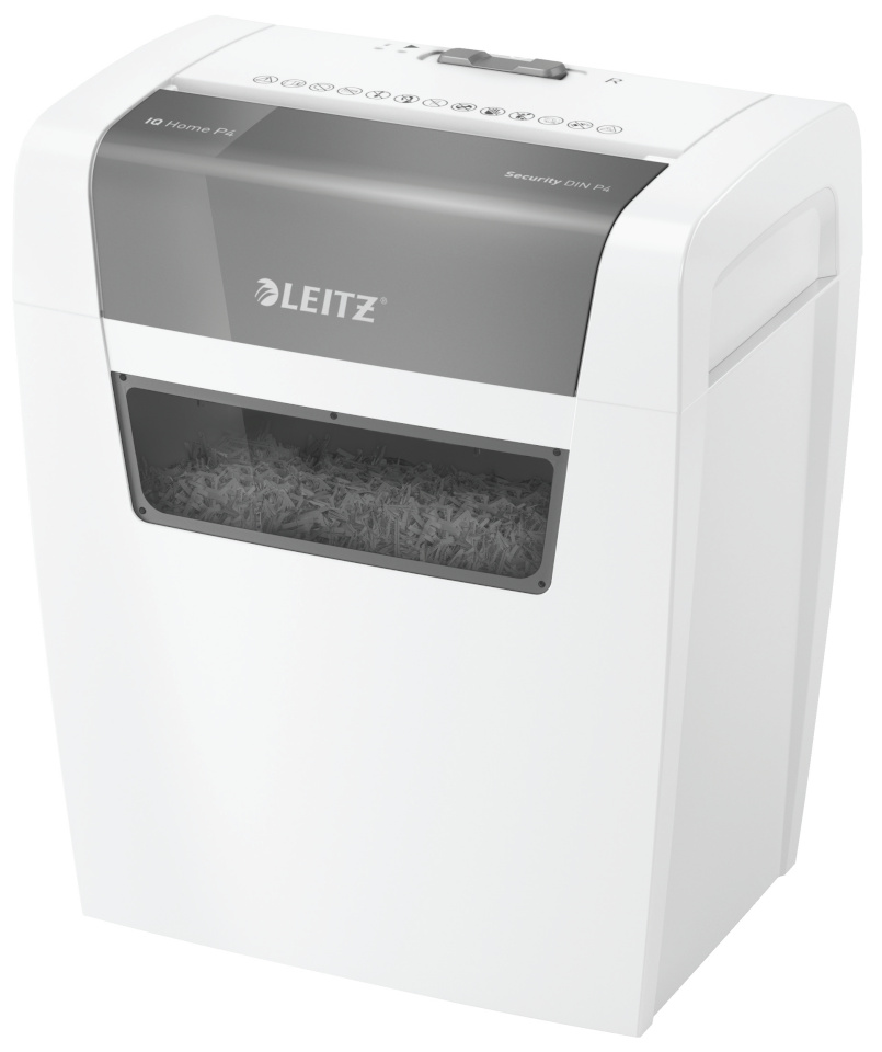 LEITZ paberipurustaja IQ Home Shredder, P4, 6 sheets, 15 l garbage can