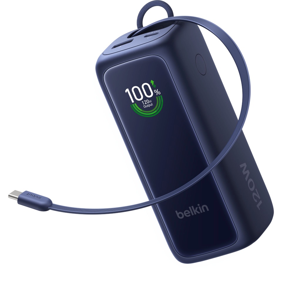 Belkin akupank PB Display PD120W sinine 22000mAh einz.Kabel BPB042hqBL
