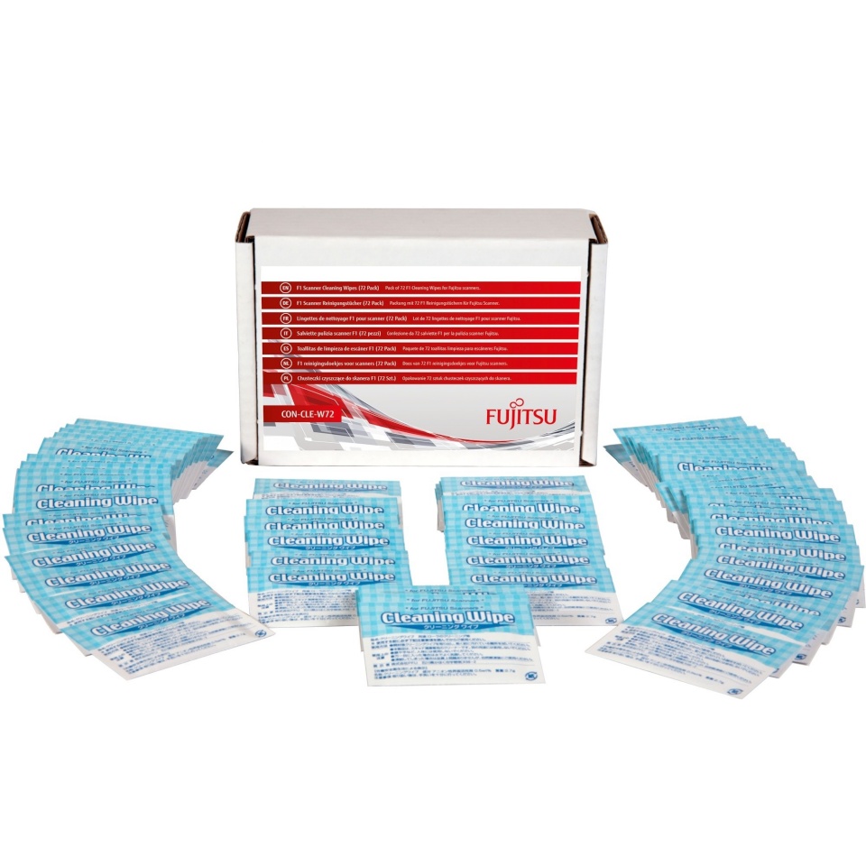 Fujitsu puhastuslapid CON-CLE-W72 Cleaning Kit, 72tk