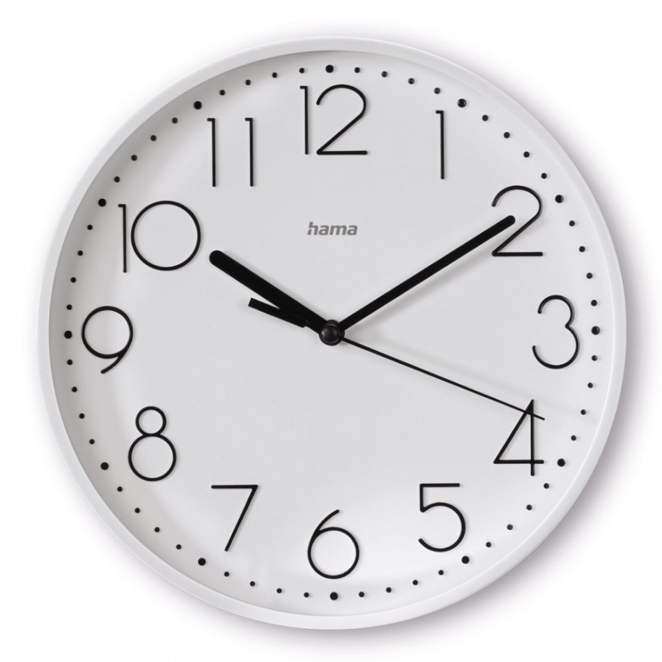Hama seinakell Salina Wall Clock, 22cm, valge