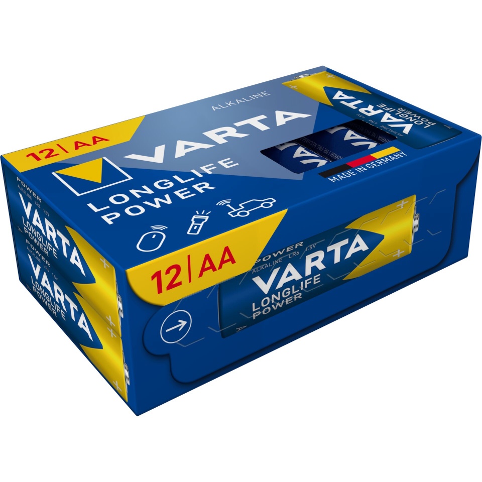 Varta patarei 1x12 Longlife Power AA LR 6 Cube