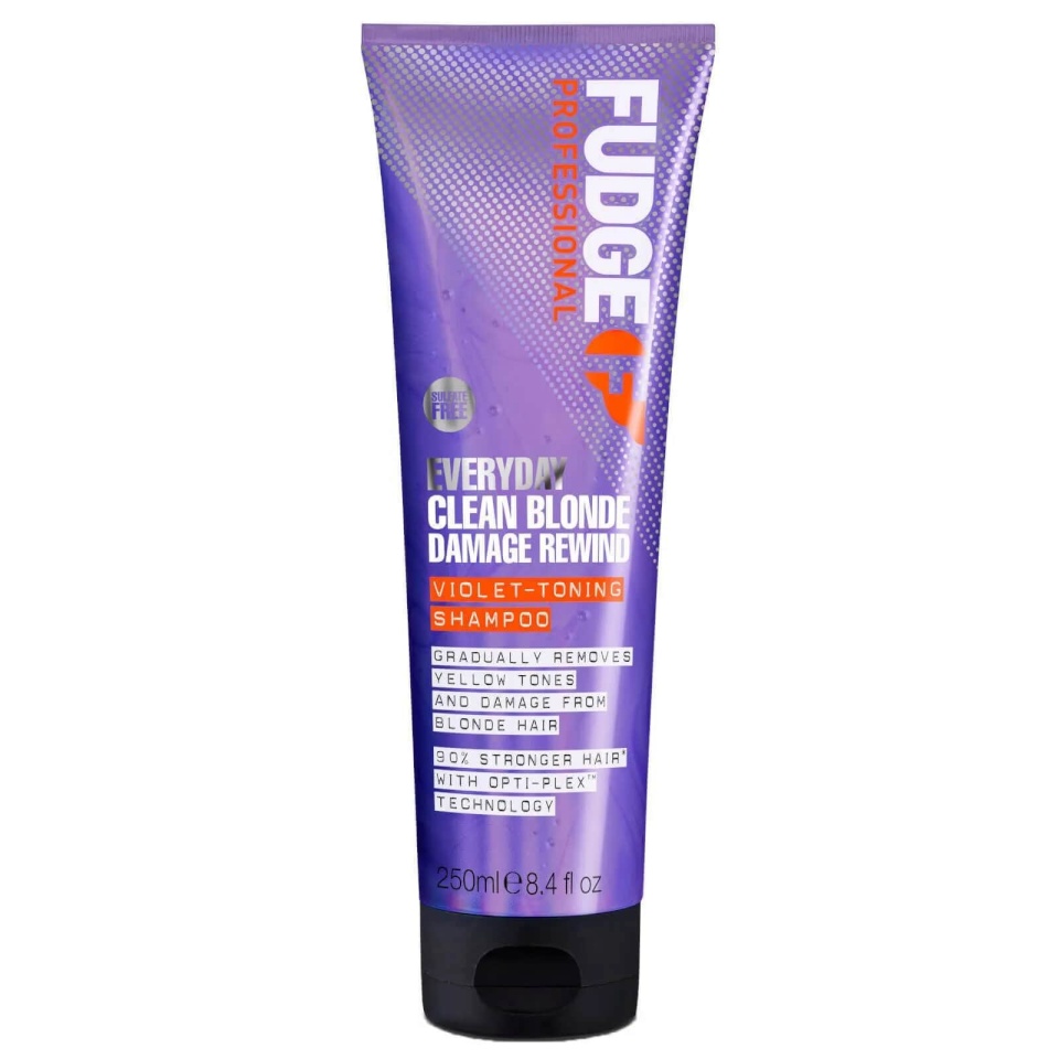 Fudge Professional šampoon Clean Blonde Everyday Damage Rewind Violet-Toning Shampoo 250ml, unisex