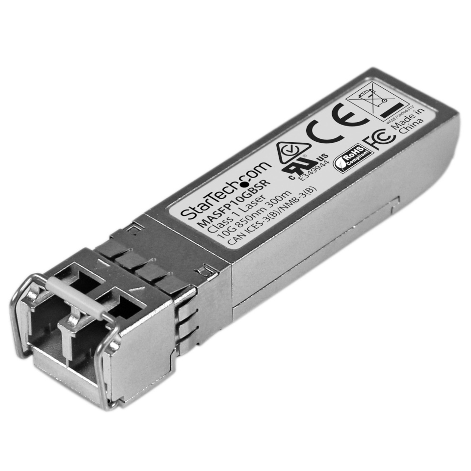 StarTech Cisco Meraki MA-SFP-10GB-SR kompatibel SFP+ - 10 Gigabit Fiber 10GBase-SR SFP+ Transceiver Modul - MM LC - 300m