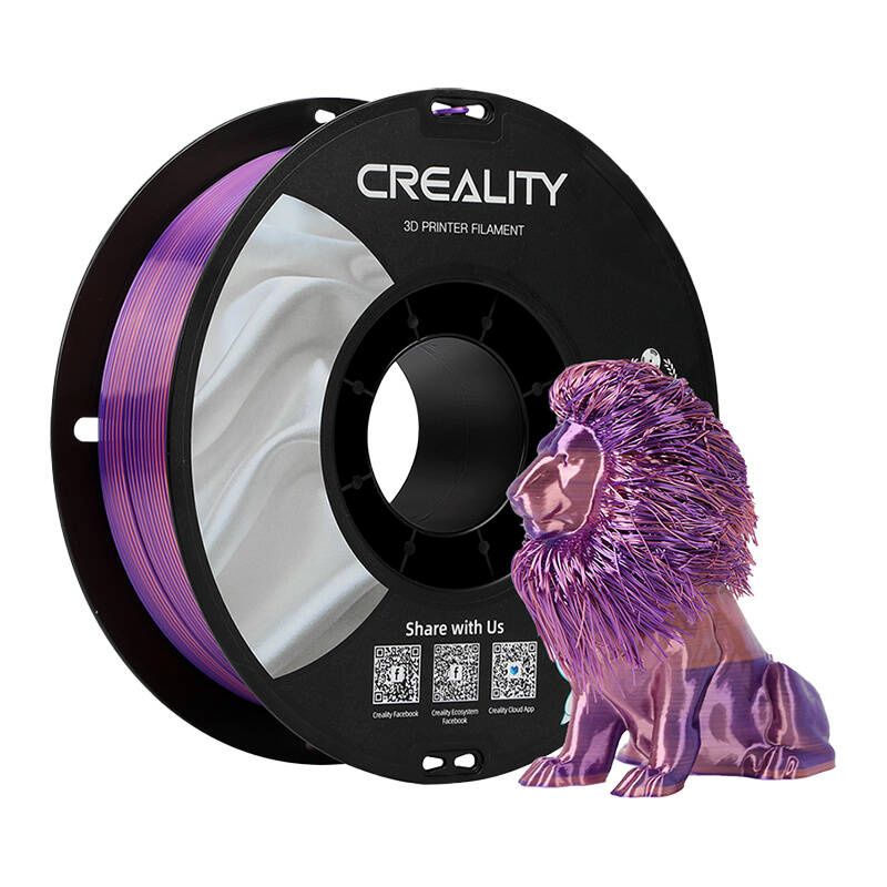 Creality 3D-printeri niit CR-Silk PLA Filament (roosa-lilla)