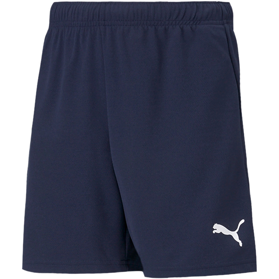 Lühikesed püksid Kids Puma Teamrise Short Jr tumesinine 704943 06 140cm