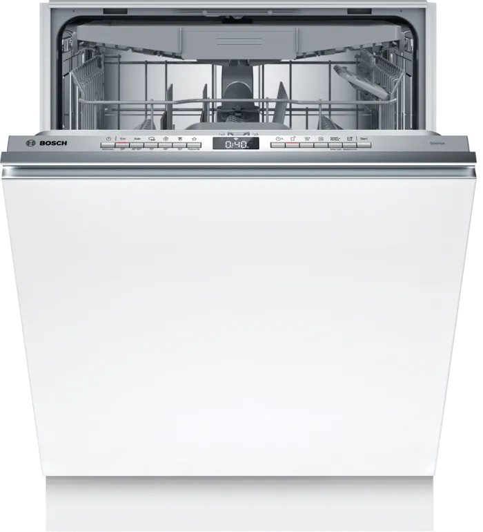 Bosch integreeritav nõudepesumasin SBH4HVX14E Serie 4 Integrated Dishwasher, XXL, hõbedane