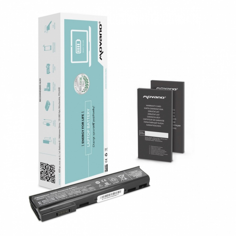 Movano sülearvuti aku CA06XL for HP ProBook 640 645 650 655 G0 G1 - 4400 mah (48 Wh)