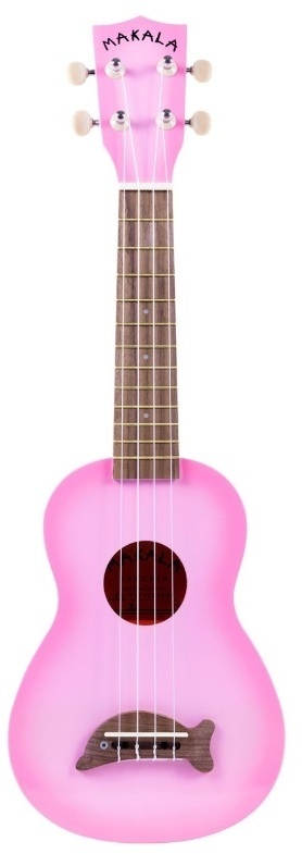 Kala ukulele Makala Dolphin Soprano, pink burst